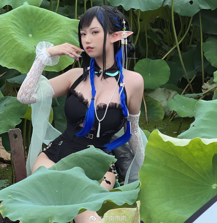 微博(亦南南南)COSER《荷塘月色》美图系列写真 - 好享台